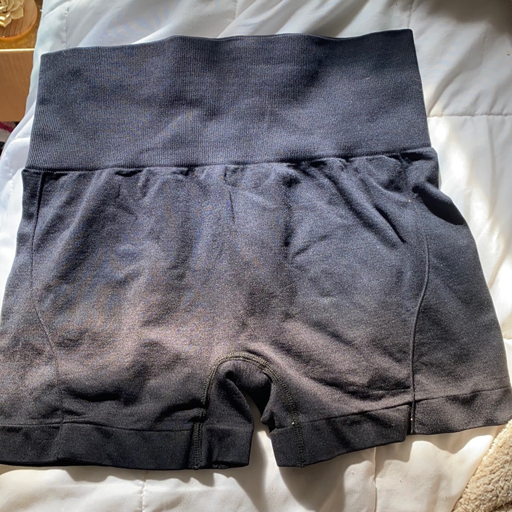 Black spandex/biker shorts
